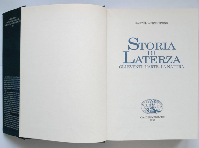 STORIA DI LATERZA eventi arte natura di Raffaella Bongermino 1993 …