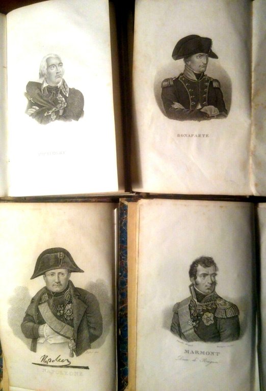 STORIA DI NAPOLEONE De Norvins 4 volumi 1838 ILLUSTRATO Fabiani …