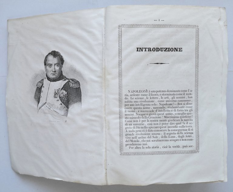STORIA DI NAPOLEONE di Laurent De Lardeche volume I 1842 …