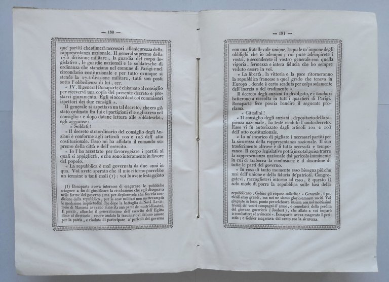 STORIA DI NAPOLEONE di Laurent De Lardeche volume I 1842 …