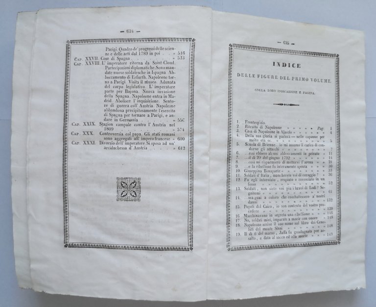 STORIA DI NAPOLEONE di Laurent De Lardeche volume I 1842 …