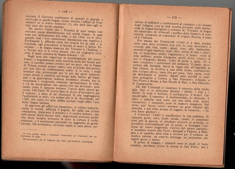 STORIA DI TRIESTE DALLE ORIGINI ALLA GUERRA DI LIBERAZIONE J …