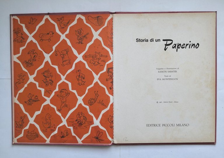 STORIA DI UN PAPERINO di Ramon Sabates Eva Motengon 1964 …
