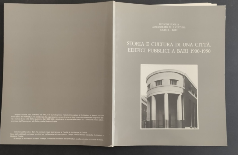 STORIA E CULTURA DI UNA CITTÀ EDIFICI PUBBLICI A BARI …