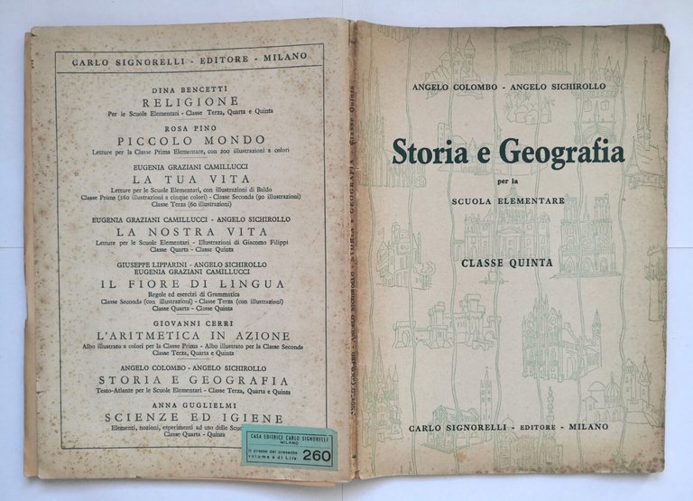 STORIA E GEOGRAFIA per classe quinta elementare di Colombo Sichirollo …