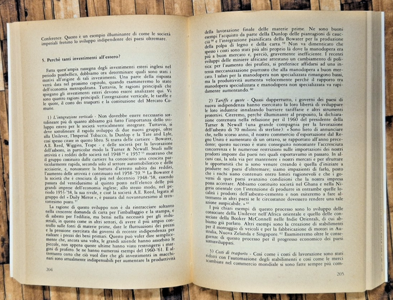 STORIA ECONOMICA DELL'IMPERIALISMO di Michael Barratt Brown 1977 Mazzotta Libro | Immagine Gallery 4