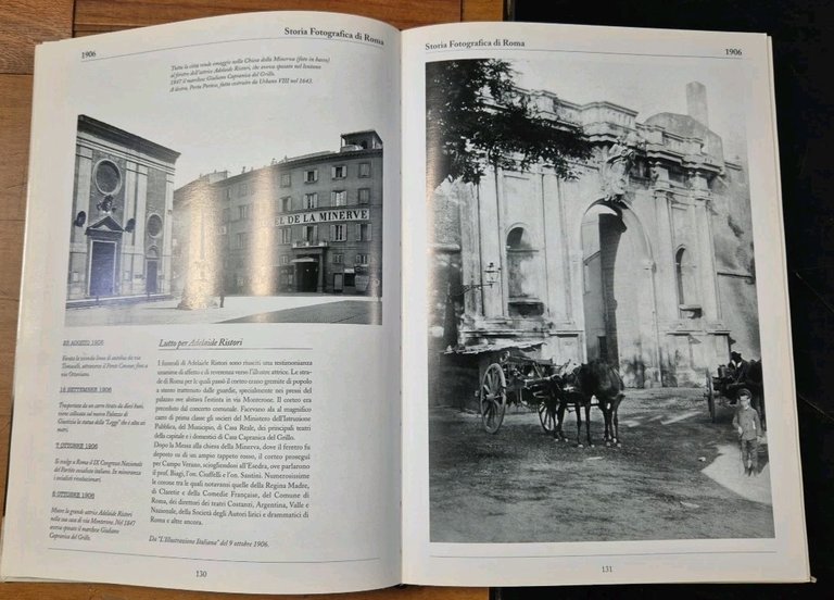 STORIA FOTOGRAFICA DI ROMA 1900 1918 Intra Moenia 2003 Libro …