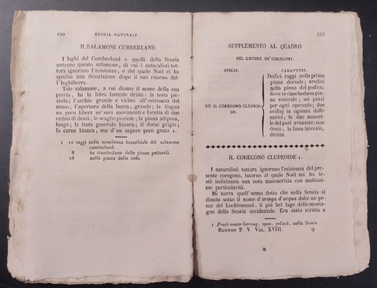 STORIA GENERALE OVIPARI SERPENTI PESCI parte V vol 18 di …