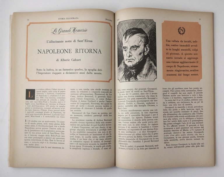 STORIA ILLUSTRATA anno I numero 1 1957 Mondadori rivista giornale