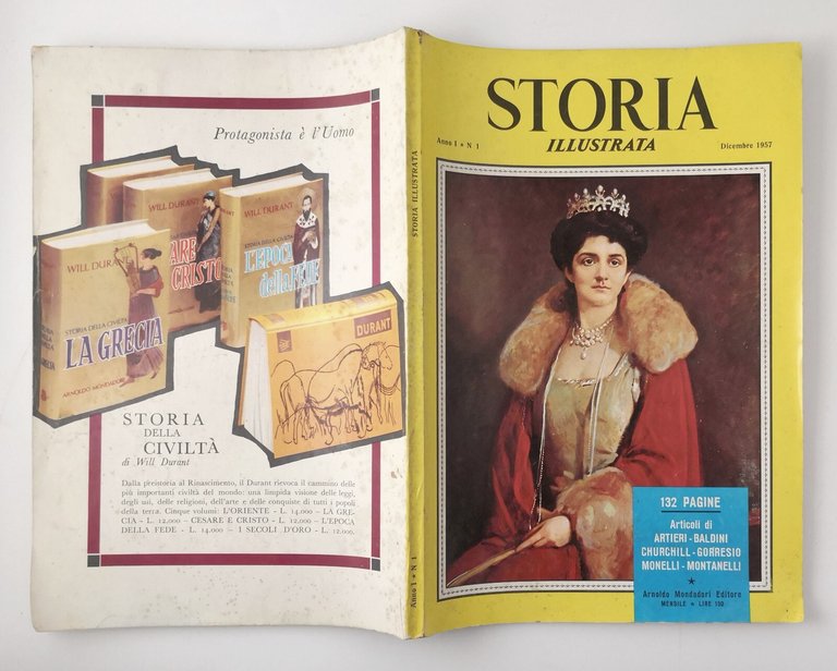 STORIA ILLUSTRATA anno I numero 1 1957 Mondadori rivista giornale