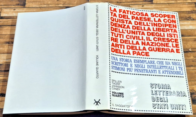 Storia Letteraria Degli Stati Uniti 5 volumi di Spiller Thorp …