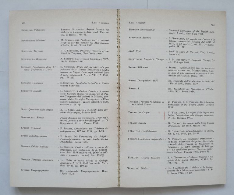 STORIA LINGUISTICA DELL'ITALIA UNITA di Tullio De Mauro volume II …