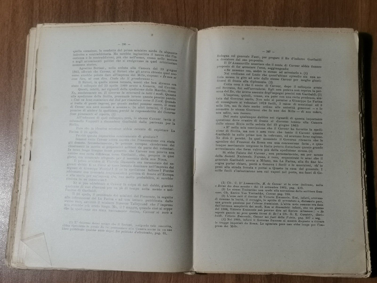 STORIA PARLAMENTARE POLITICA DIPLOMATICA D'ITALIA 1848 1870 di Cilibrizzi Libro