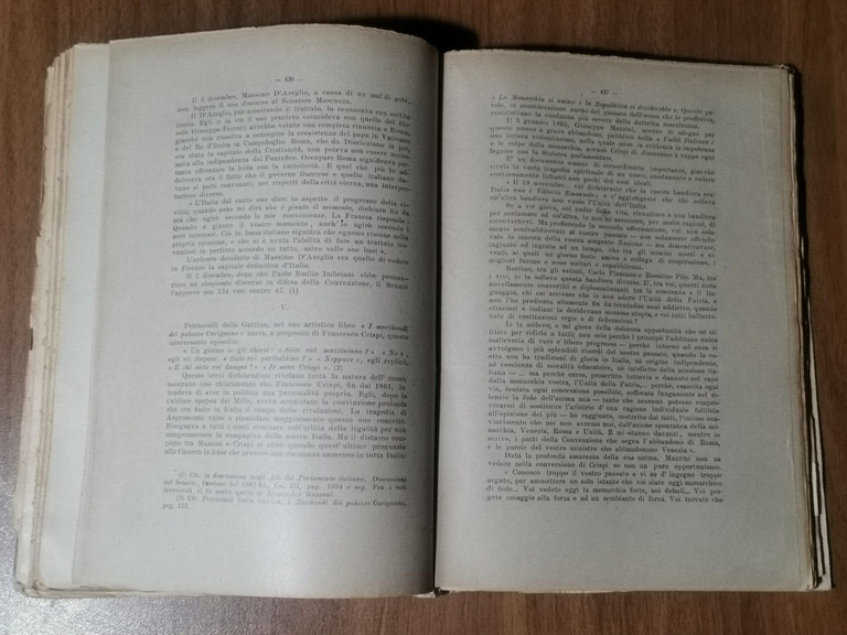 STORIA PARLAMENTARE POLITICA DIPLOMATICA D'ITALIA 1848 1870 di Cilibrizzi Libro