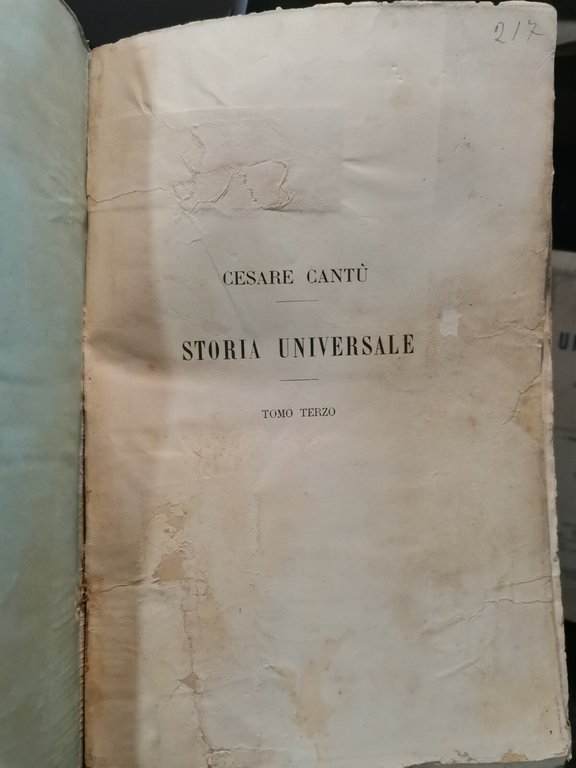 STORIA UNIVERSALE di Cesare Cantù 16 volumi UTET 1884 1891 …