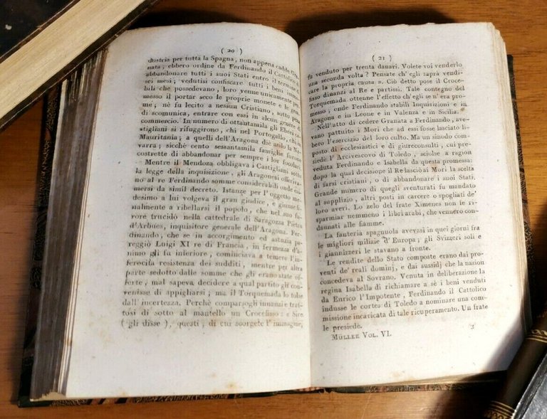 STORIA UNIVERSALE di Giovanni De Muller volumi 5 e 6 …
