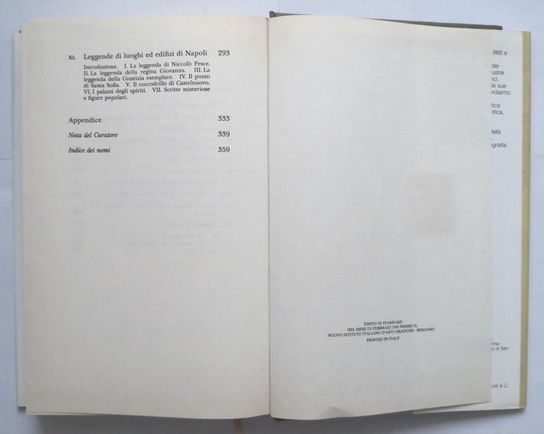 STORIE E LEGGENDE NAPOLETANE di Benedetto Croce 1992 Edizione Club …