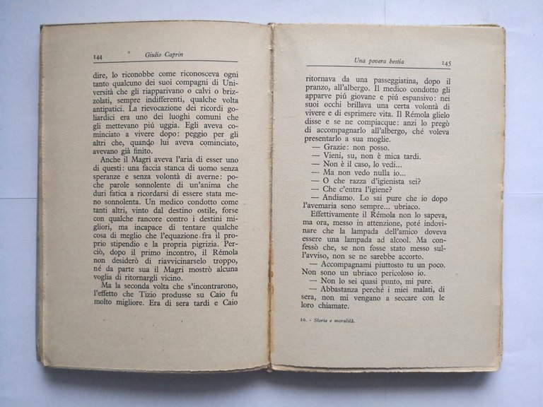 STORIE E MORALITÀ di Giulio Caprin 1927 Mondadori Libri azzurri …