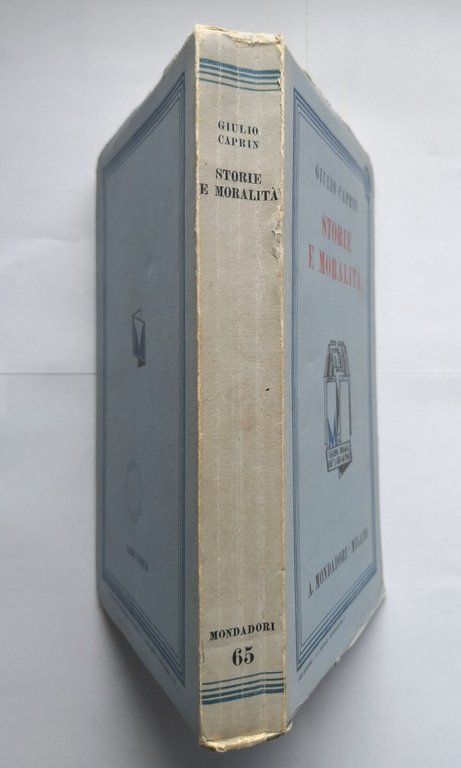 STORIE E MORALITÀ di Giulio Caprin 1927 Mondadori Libri azzurri …