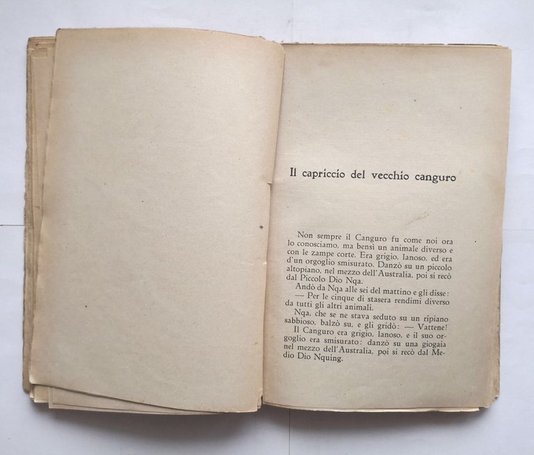 STORIE PROPRIO COSI di Rudyard Kipling 1929 Corticelli libro racconti …