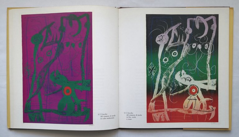 STORIE SOGNATE 23 litografie di Joan Miró 1985 Mondadori libro …