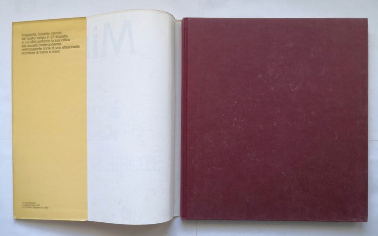 STORIE SOGNATE 23 litografie di Joan Miró 1985 Mondadori libro …