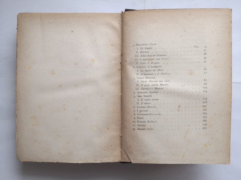 STRONCATURE di Giovanni Papini V edizione Vallecchi Libro 1920?
