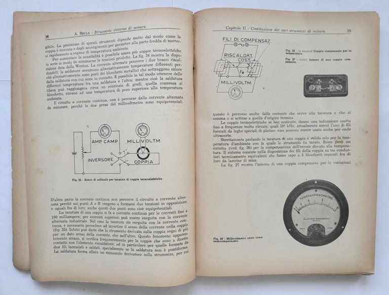 STRUMENTI ELETTRICI DI MISURA Arturo Recla 1947 Editrice Radio Industria …