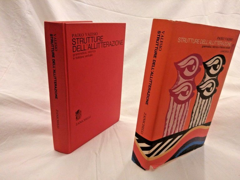 STRUTTURE DELL'ALLITTERAZIONE di Paolo Valesio 1967 Zanichelli grammatica libro