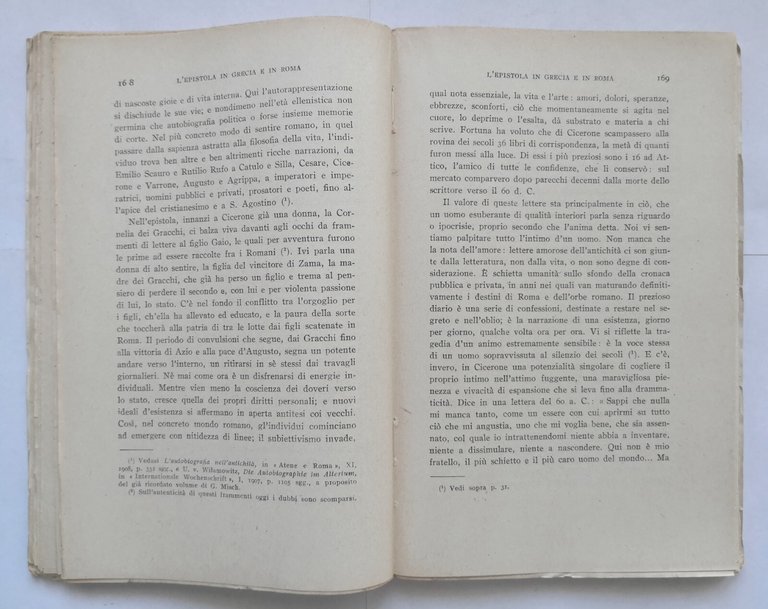 STUDI DI LETTERATURA ANTICA di Gino Funaioli volume I 1948 …