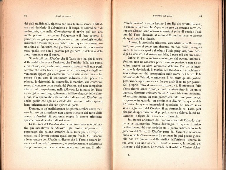 STUDI DI POESIA Attilio Momigliano 1960 D'Anna Libro presentazione Luigi …