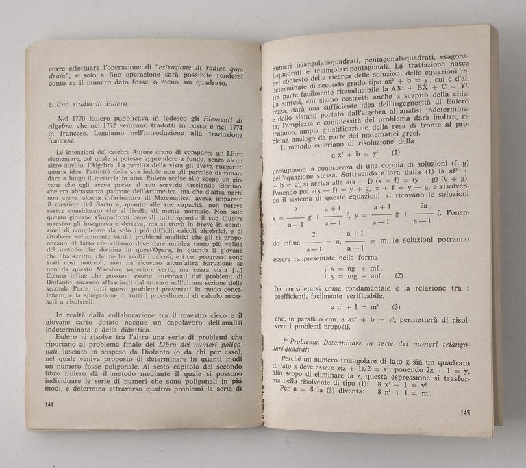 SUL NUMERO E LA SUA STORIA di Ettore Picutti 1977 …