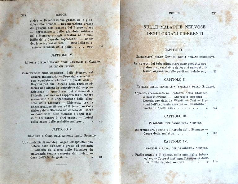 SULL'ATROFIA DELLO STOMACO E MALATTIE NERVOSE ORGANI DIGERENTI di S … | Immagine Gallery 3