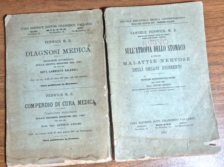 SULL'ATROFIA DELLO STOMACO E MALATTIE NERVOSE ORGANI DIGERENTI di S … | Immagine Gallery 5