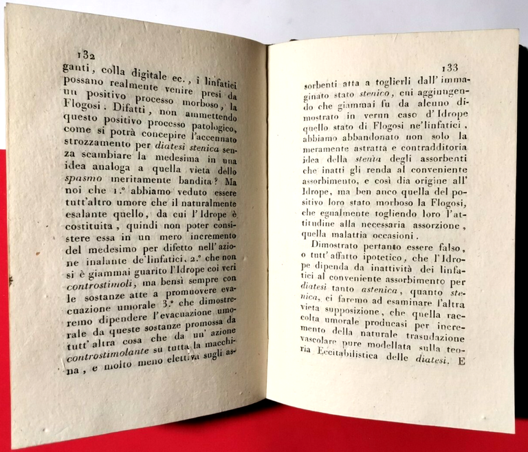 SULLA GENESI E CURA DELL'IDROPE saggio di Geromini 1816 libro … | Immagine Gallery 7
