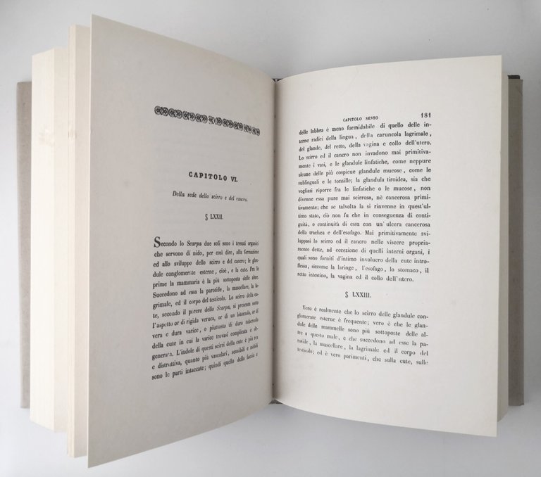 SULLA GENESI E CURA DELLO SCIRRO E DEL CANCRO di …