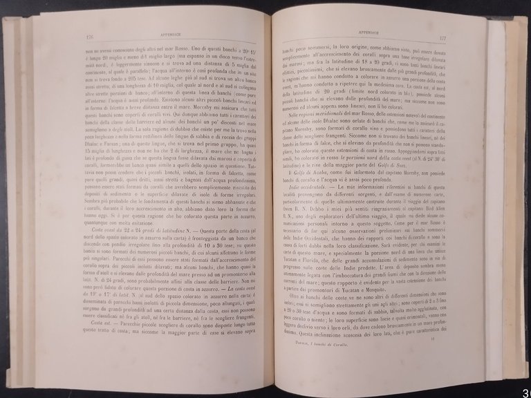 SULLA STRUTTURA E DISTRIBUZIONE DEI BANCHI DI CORALLO Darwin 1888 …