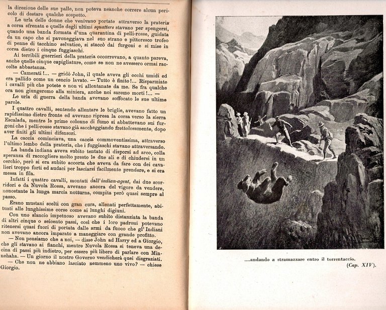 SULLE FRONTIERE DEL FAR WEST di Emilio Salgari 1928 Bemporad …