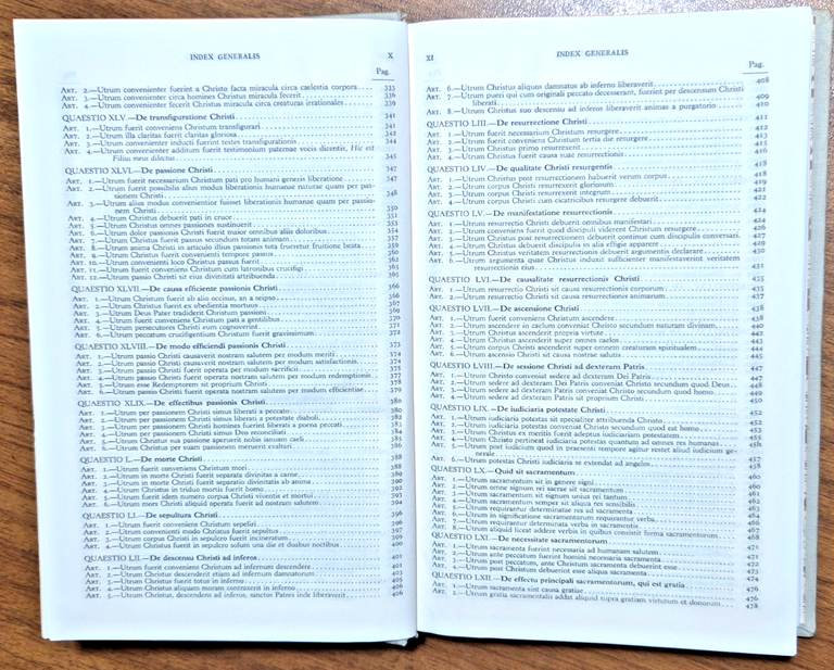 SUMMA THEOLOGIAE Sancti Thomae Aquinatis Tertia Pars BAC 1963 Libro … | Immagine Gallery 6