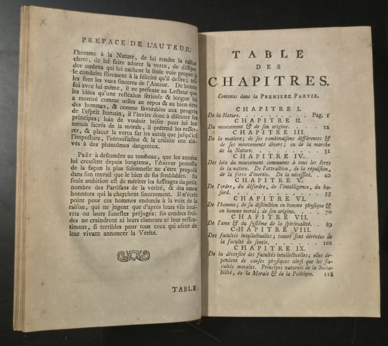 SYSTEME DE LA NATURE des loix du monde Physique et …