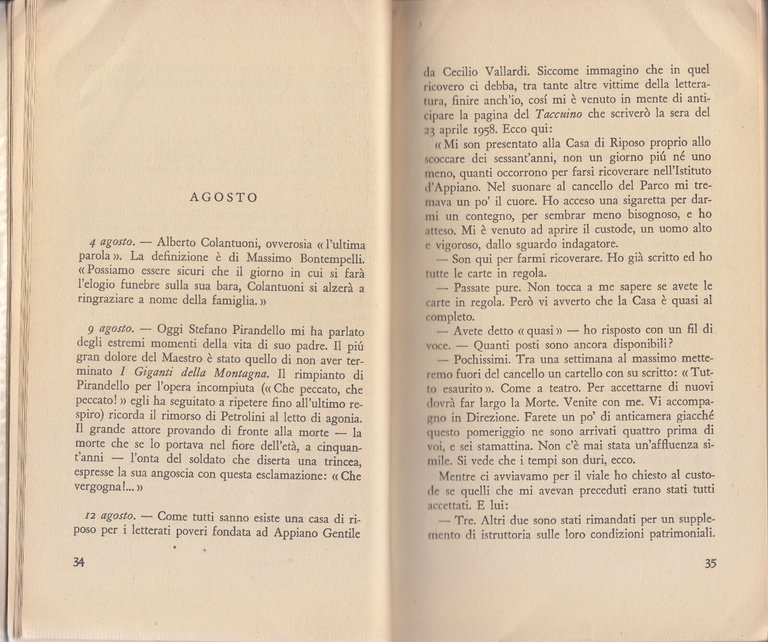 TACCUINO SEGRETO QUASI UN ROMANZO di Leonida Repaci 1941 Bompiani …