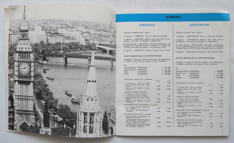 TANTE IDEE PER LE VOSTRE VACANZE 1973 1974 Oltremare Catalogo …