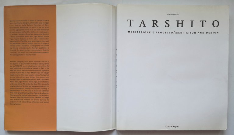 TARSHITO a cura di Clara Mantica 2001 Electa meditazione e …