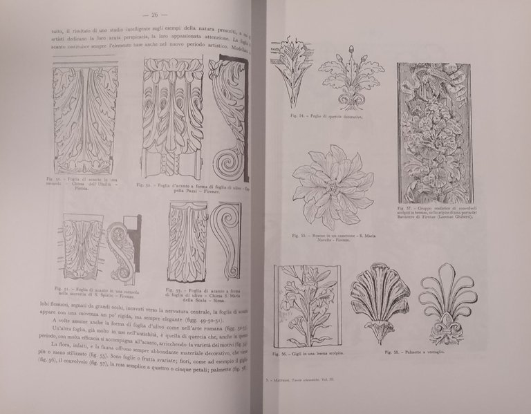 TAVOLE SCHEMATICHE DI MONUMENTI ARCHITETTONICI 4 Volumi Mattioni 1961 Libri