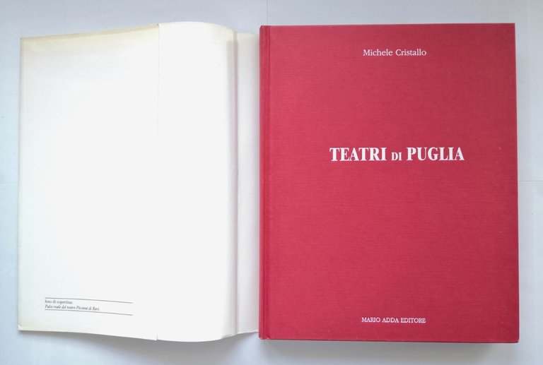 TEATRI DI PUGLIA di Michele Cristallo 1993 Mario Adda Libro …