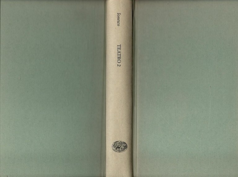 TEATRO 2 VOLUMI di Eugene Ionesco 1968 Einaudi Libro cantatrice …
