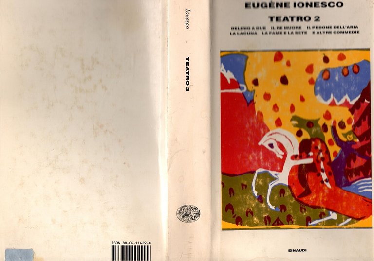 TEATRO 2 VOLUMI di Eugene Ionesco 1968 Einaudi Libro cantatrice …