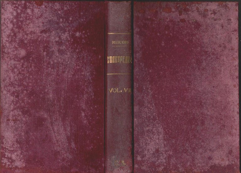 TEATRO COMPLETO SHAKESPEARE Volume 7 Pericle commedia degli equivoci 1859 … | Immagine Gallery 2