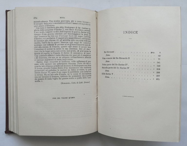 TEATRO DI SHAKESPEARE volume 4 e 5 Enrico IV VI …