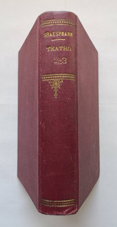 TEATRO DI SHAKESPEARE Volumi 2 e 3 1858 UTET Amleto …